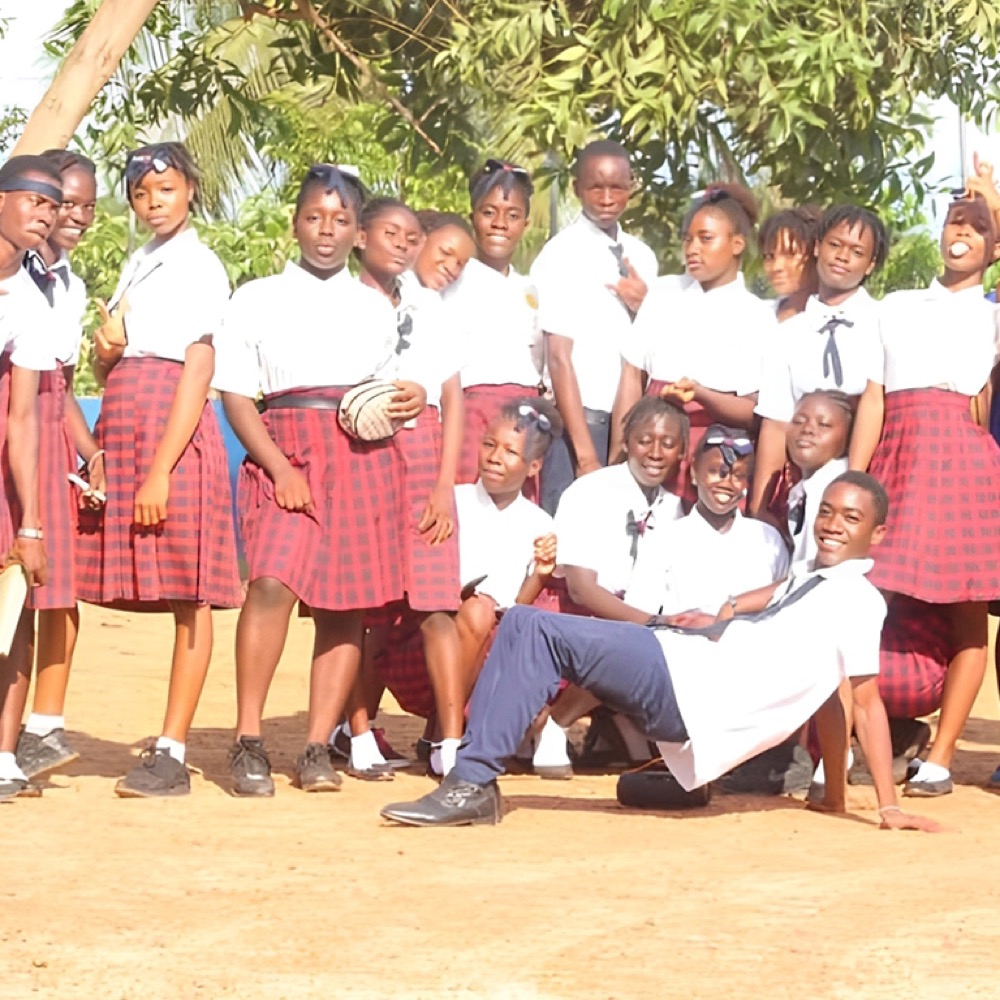 Students on campus